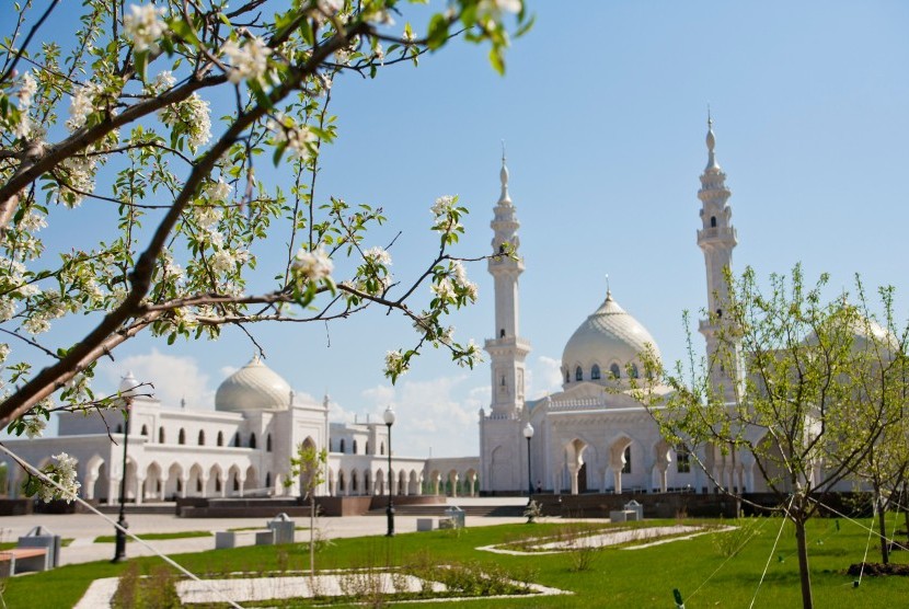 Masjid Nurda Kamal di kota Norilsk, Siberia utara.
