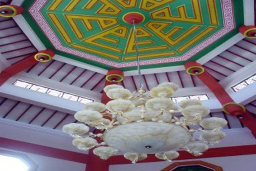 Masjid Cheng Hoo Purbalingga nan eksotik. (Republika/Eko Widiyatno)