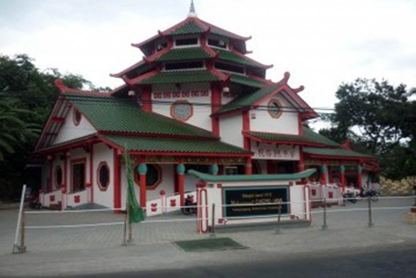 Masjid Cheng Hoo Purbalingga nan eksotik. (Republika/Eko Widiyatno)