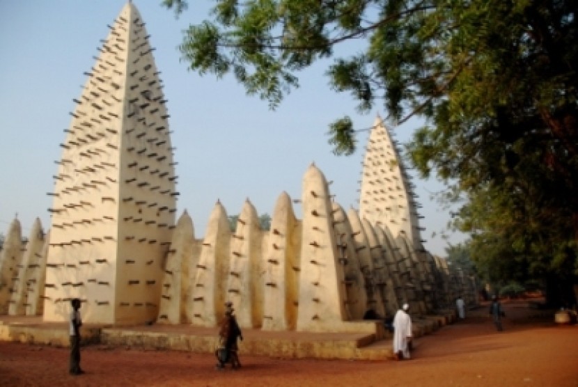 Masjid di Burkina Faso (ilustrasi).