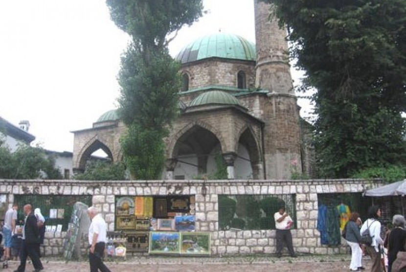 Masjid ?ekre?i Muslihudin di Sarajevo.