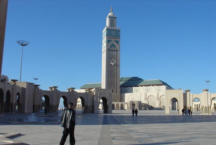 Masjid Hassan II Maroko.