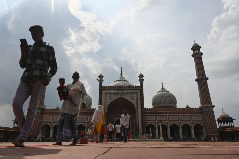 Ilustrasi Masjid India. Pemuka Agama India yang Serukan Penghancuran Masjid Ditangkap