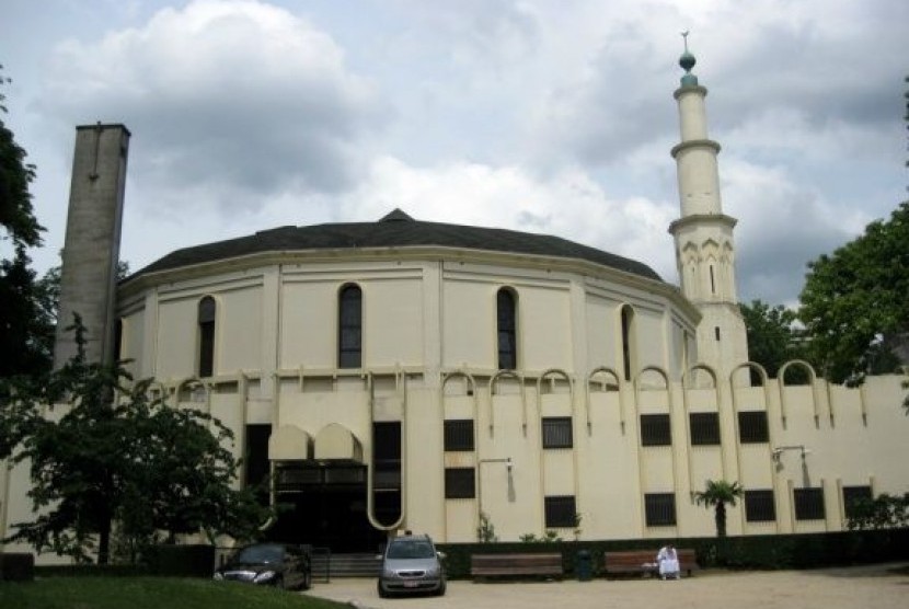 Masjid Jami' di Kota Brussels, Belgia (Ilustrasi)