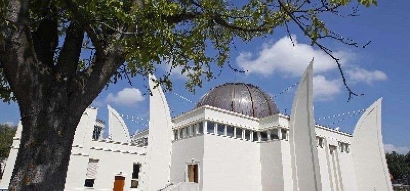 Masjid Jami Strasbourg di sebelah timur Perancis