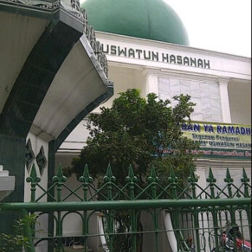 Masjid Jami Uswatun Hasanah di Kelurahan Susukan Ciracas, Jakarta Timur.
