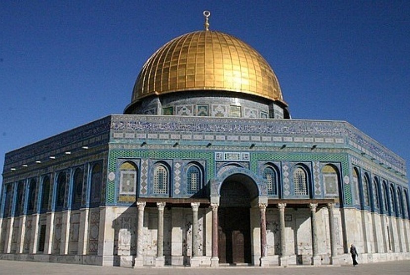 Bangunan yang Jadi Saksi Sejarah Panjang Islam di Palestina. Foto: Masjid Kubah Batu (Qubbat As-Sakhrah) di Yerusalem, Palestina.