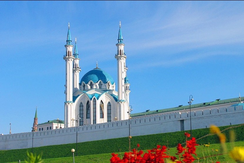 Masjid Kul Sharif di Kazan, Rusia.