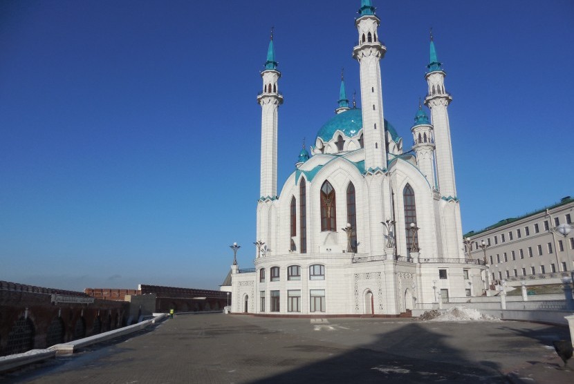 Masjid Kul Syarif, di Kazan, Rusia.