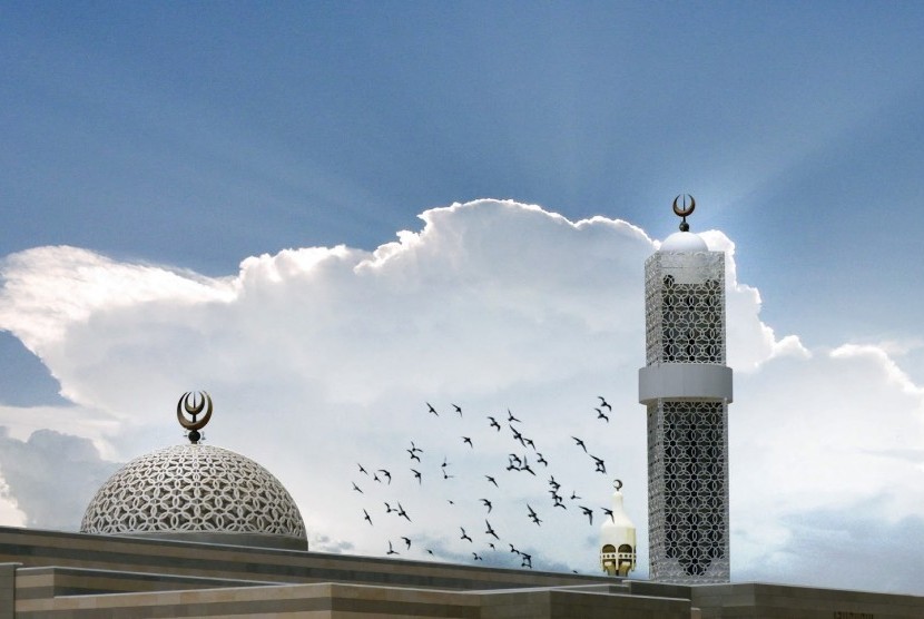 Kuwait Akan Buka Masjid Untuk Sholat Jumat . Foto: Masjid Mohammed Jassim al-Saddah, Kuwait.