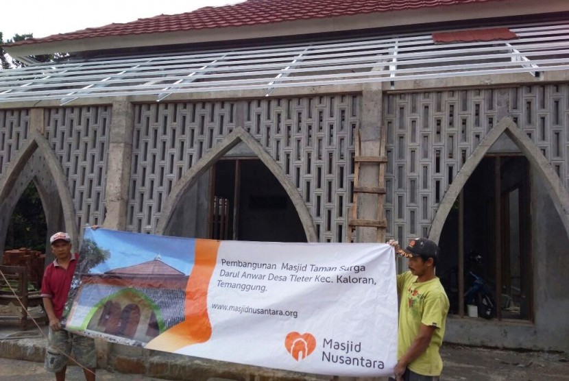  Masjid Nusantara Bangun Masjid di Temanggung