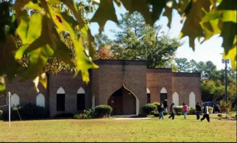 Masjid Omar Ibn Said, North Carolina, Amerika Serikat (ilustrasi). Serangan terhadap masjid di Amerika Serikat meningkat 