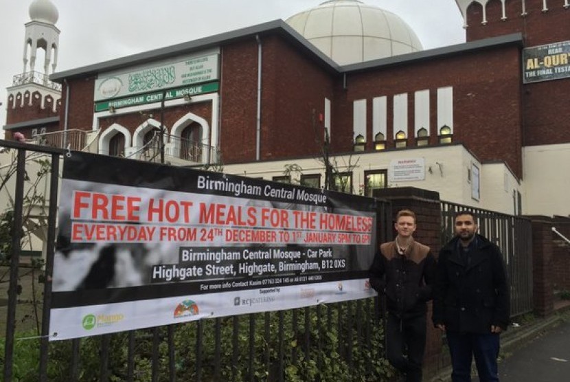 Masjid Pusat Kota Birmingham, Inggris, 