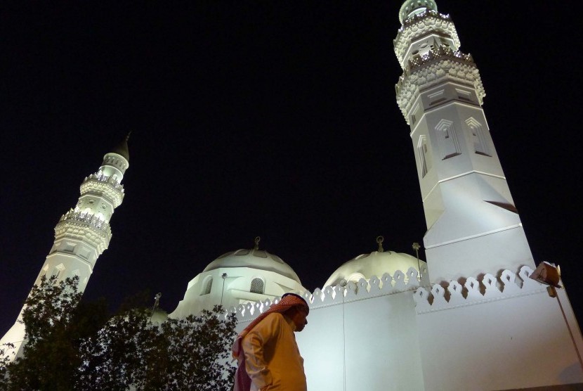 Masjid Quba di Madinah, Arab Saudi.
