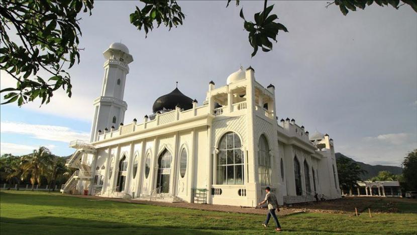 Masjid Rahmatullah di kampung Turki di Aceh.