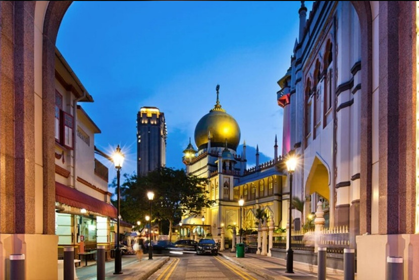 Masjid Sultan di Kampung Glam, Singapura (ilustrasi). Negara-negara di kawasan Asia Tenggara memiliki pesona budaya yang kaya dan memukau, menjadikannya sebagai pilihan destinasi wisata menarik.