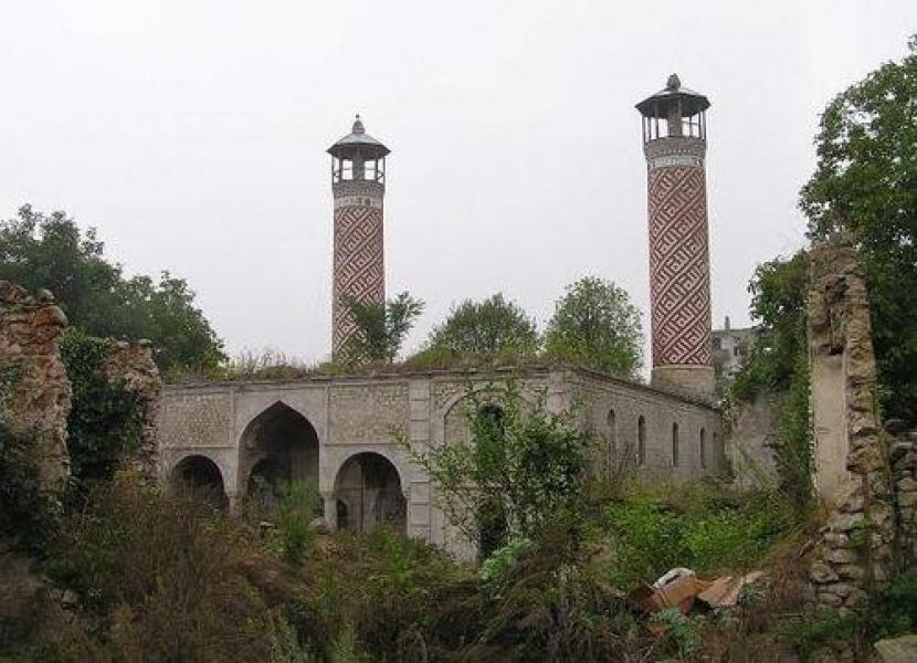11 masjid bersejarah di Susha dalam kondisi memprihatinkan. Masjid Susha, di Nagorno-Karabakh