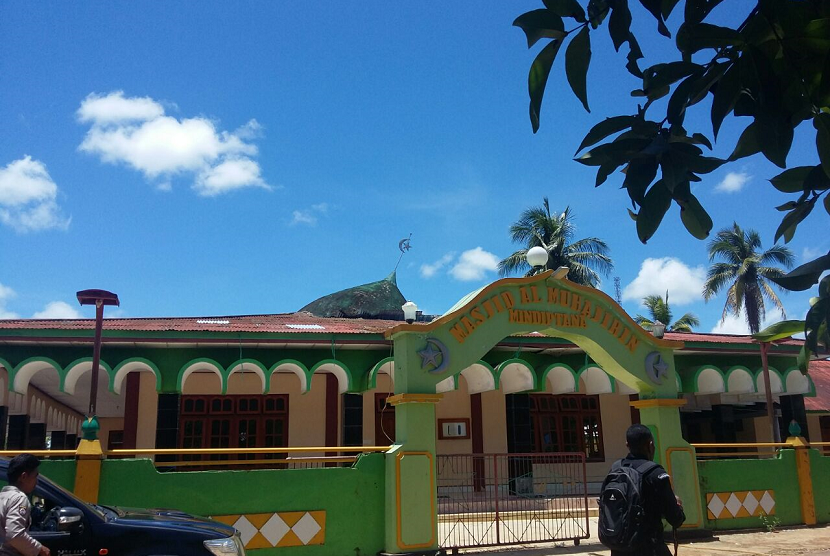 Masjid terdampak gempa Papua. 