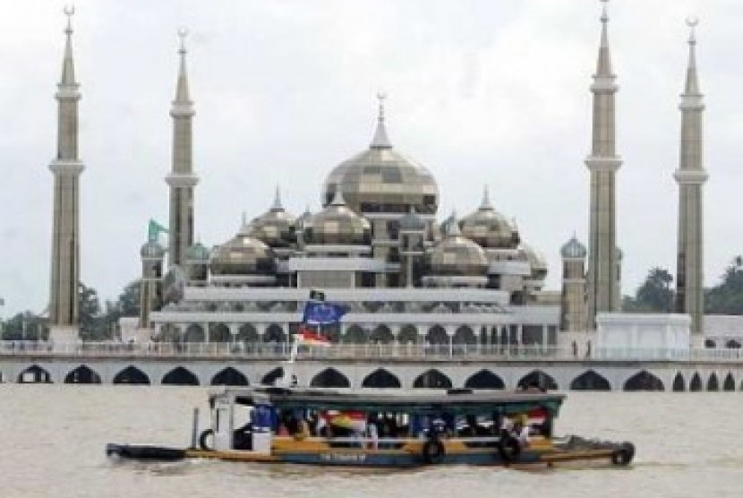Penutupan masjid di Terengganu Malaysia untuk cegah Covid-19. salah satu nasjid di Terengganu Malaysia, Ilustrasi.