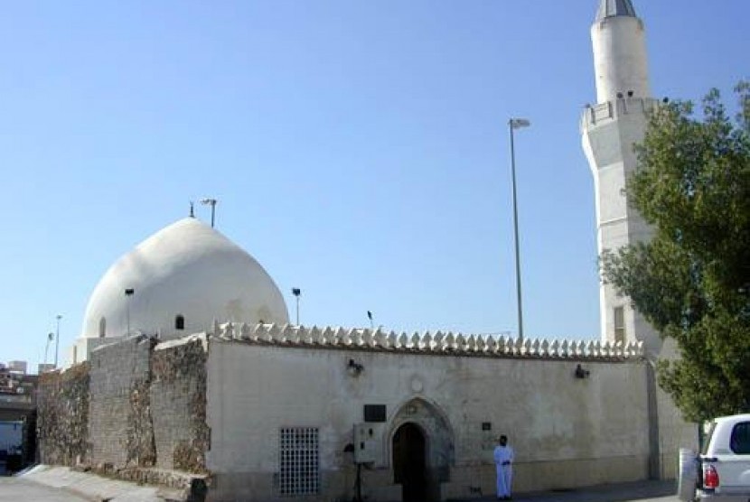 Masjid Umar bin Khathab di Madinah, Arab Saudi.