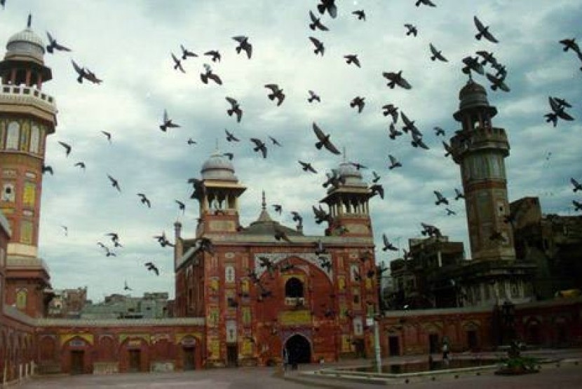 Masjid Wazir Khan di Lahore, Pakistan.