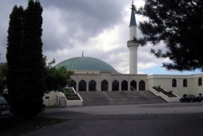 Badan Muslim Jerman menilai peta Islam Austria bentuk diskriminasi. Ilustrasi masjid di Wina Austria 
