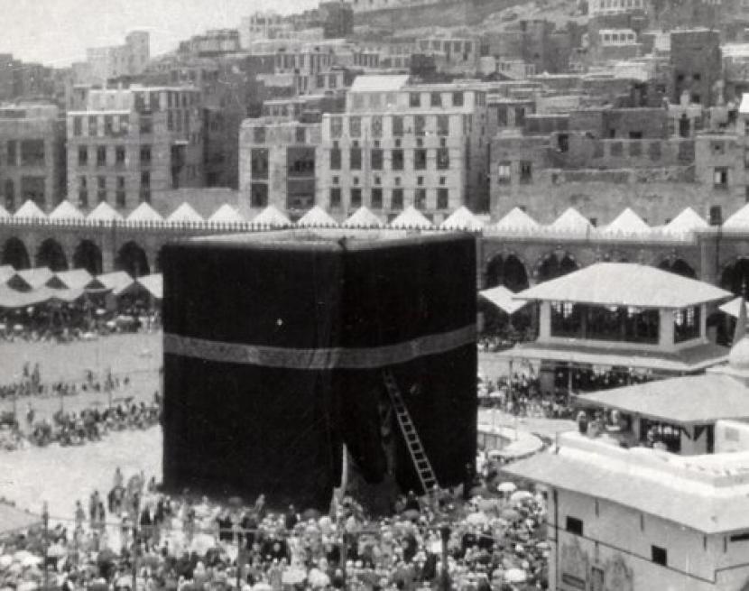 Nabi Adam Pernah Membangun Ka'bah?. Foto: Masjidil Haram 1935