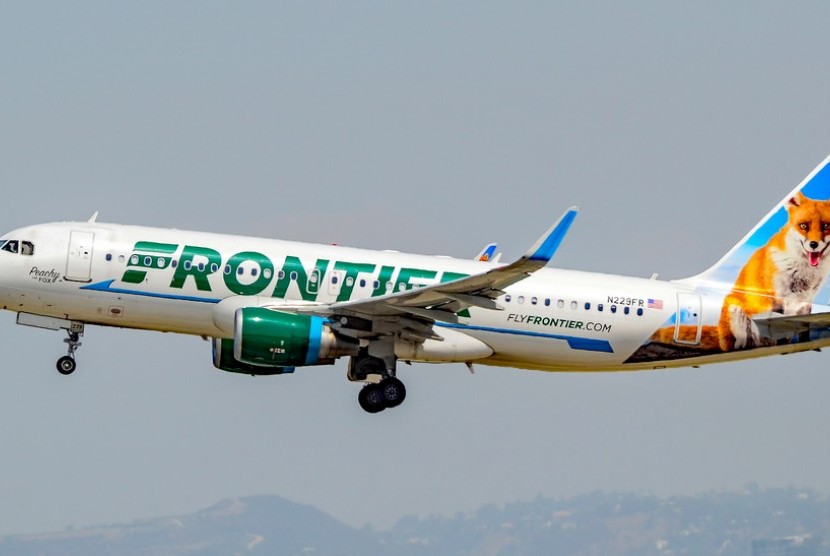 Maskapai Frontier Airlines.