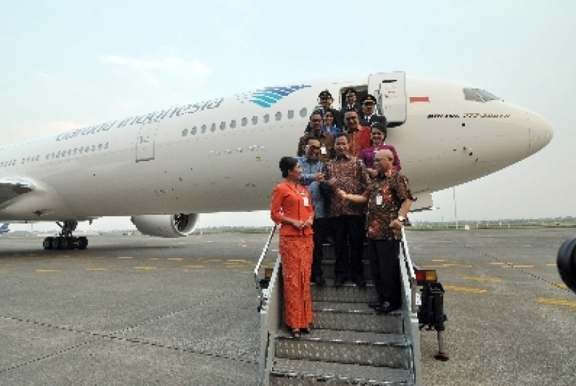 Maskapai Garuda Indonesia.