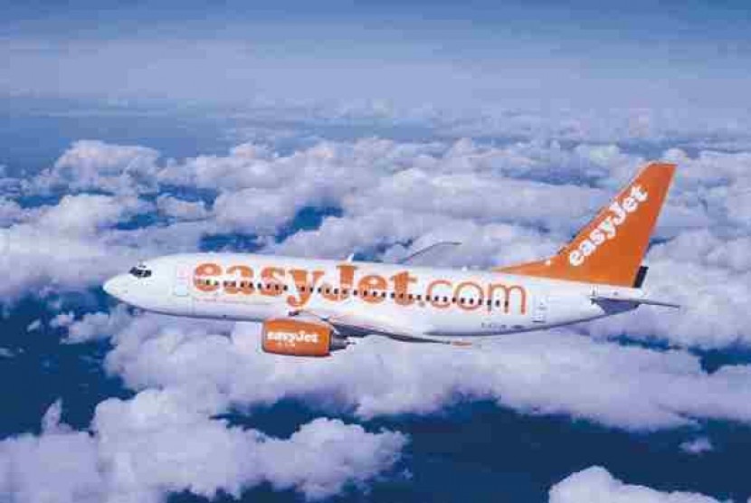 Maskapai penerbangan Easyjet.