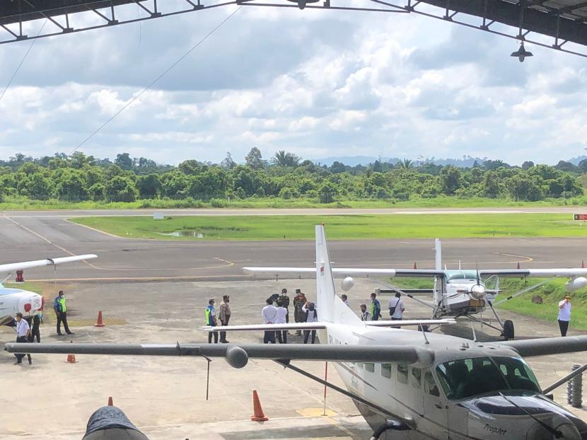 Maskapai penerbangan Susi Air diusir paksa dari Hangar di Malinau, Rabu (2/2/2022).