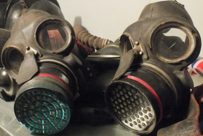 Masker gas yang digunakan dalam peperangan