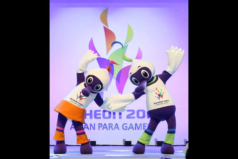 Maskot Asian Paragames 2014. (ilustrasi)