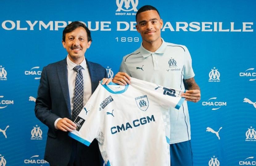 Mason Greenwood bergabung dengan Marseille.