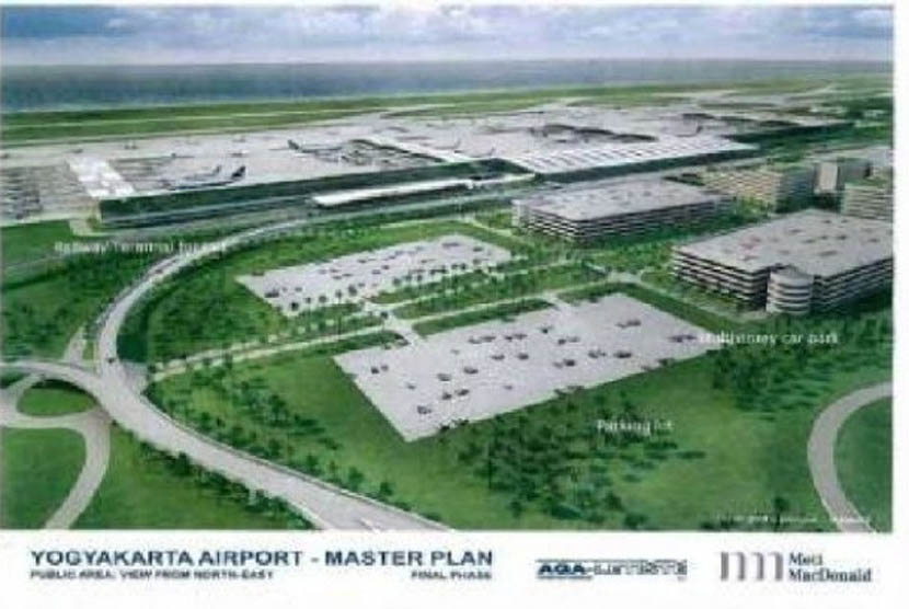 Masterplan of Kulonprogo international airport. 