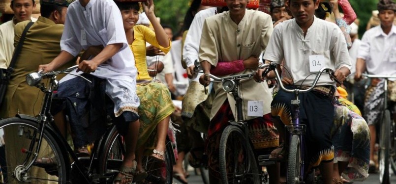Masyarakat Bali (ilustrasi)