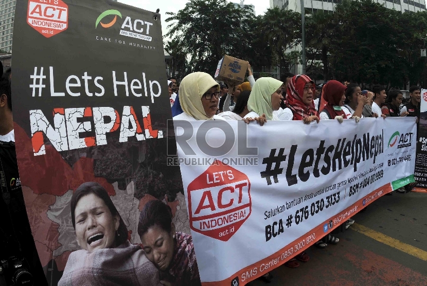 Indonesia's supports for Nepal (Republika/Agung Supriyanto)