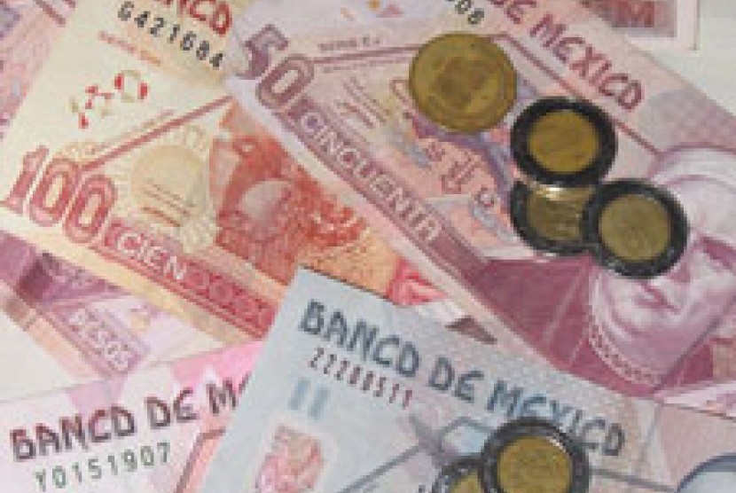 Mata uang peso, Meksiko (ilustrasi)