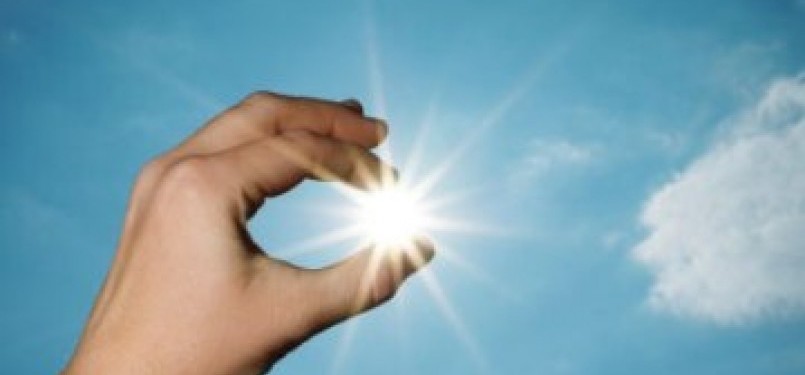 Matahari, sumber utama pembentukan vitamin D (Ilustrasi)