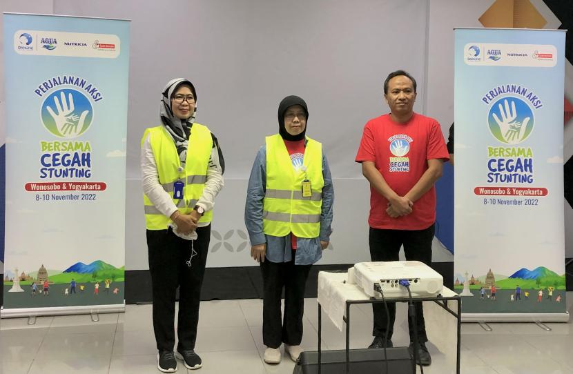 Materi 1000 Pelangi untuk Internal Karyawan Danone Indonesia pada acara Perjalanan Aksi Peduli Cegah Stunting ke Yogyakarta di Danone SN Jogja, Rabu (9/11/2022).