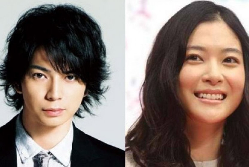Matsumoto Jun (29 tahun) dan aktris Ueno Juri (26).