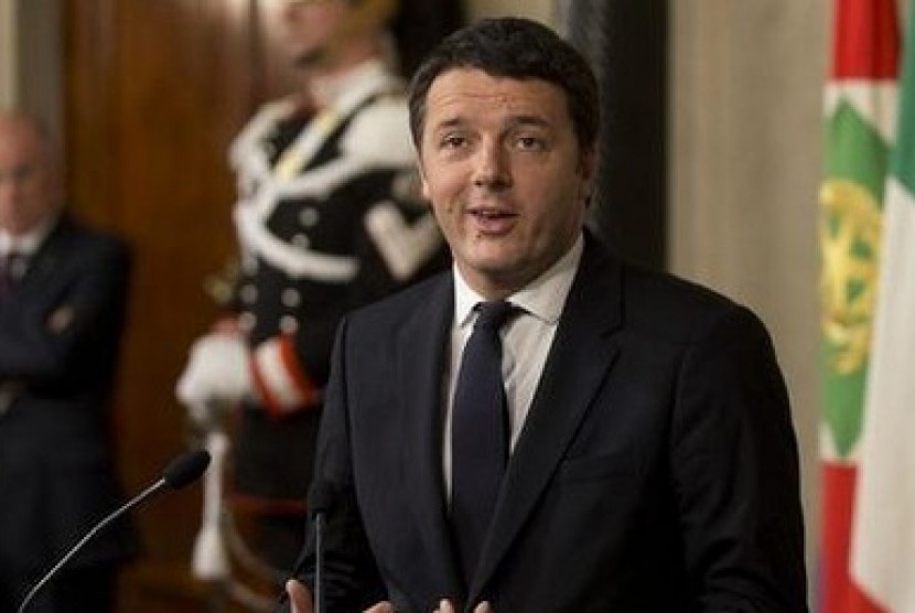 Matteo Renzi  perdana menteri termuda Italia.