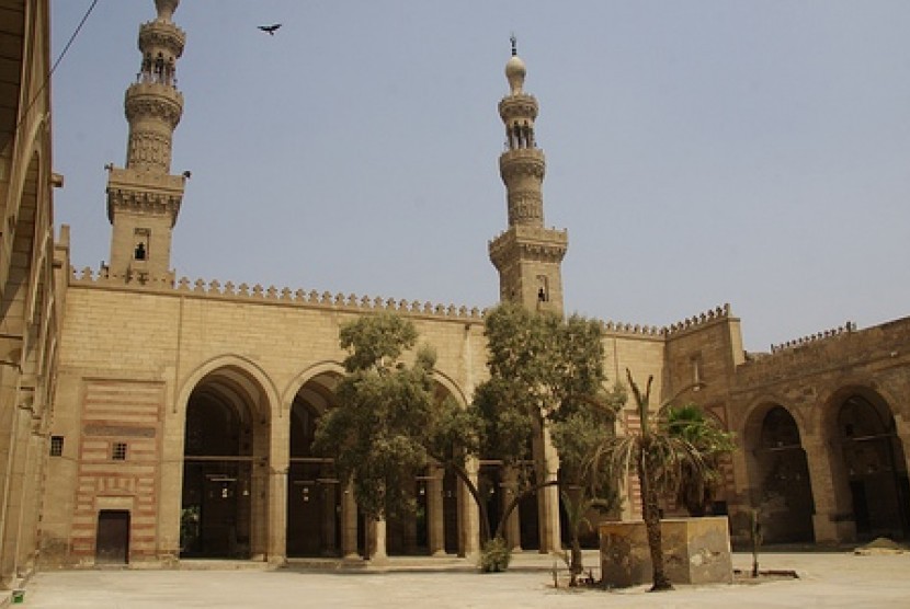 Mausoleum Sultan Faraj di Kairo, Mesir. 