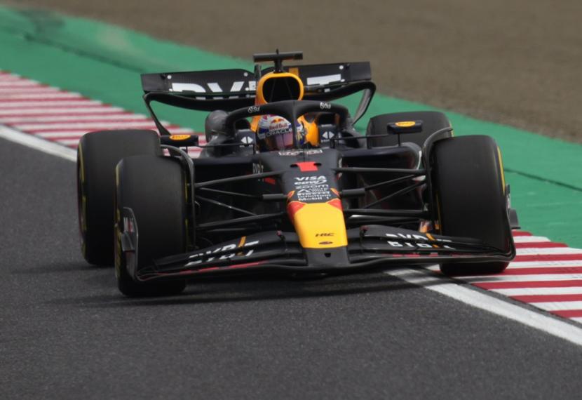 Max Verstappen pada sesi latihan dan kualifikasi GP Formula 1 Jepang.