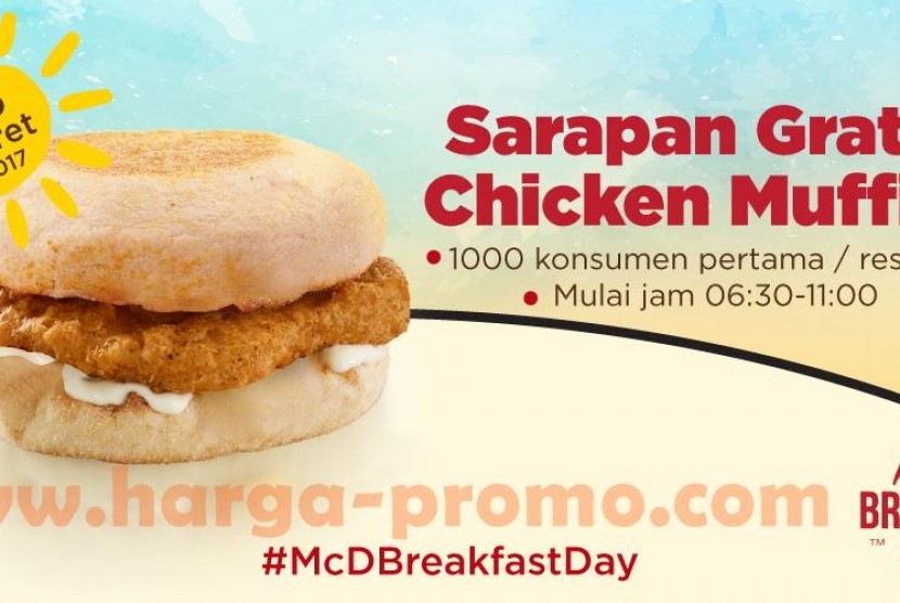 McDonald Indonesia bagikan sarapan gratis di hari sarapan nasional