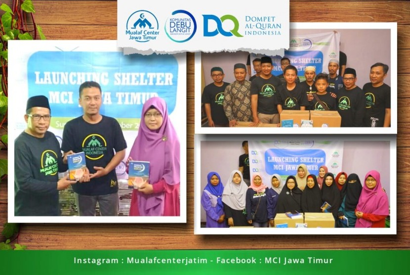 MCI Jatim resmikam Shelter Mualaf