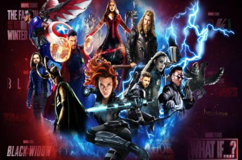 MCU fase empat. Presiden Marvel Kevin Feige mengakui film superhero fase empat miliknya berantakan. (ilustrasi)