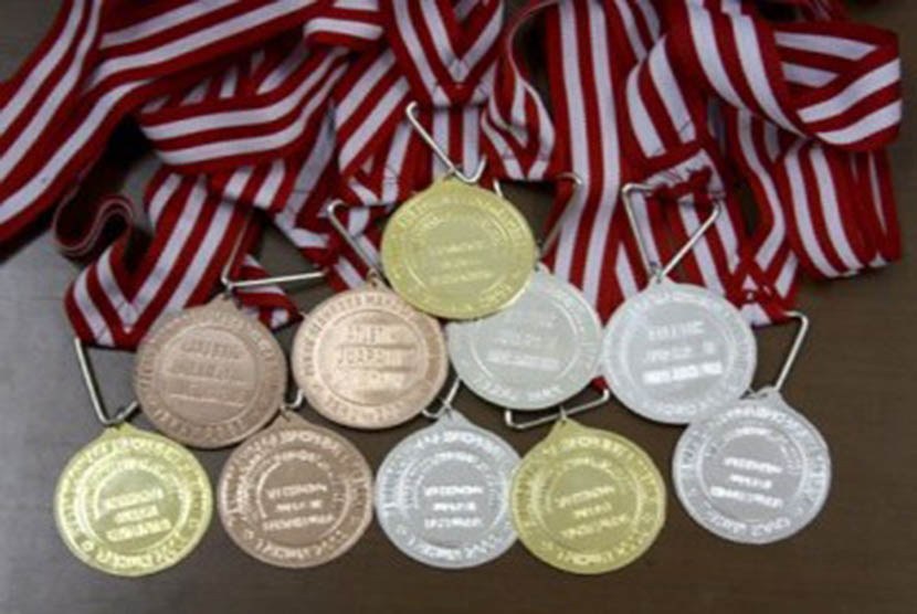 Medali (ilustrasi). Tim balap sepeda Indonesia, khususnya MTB sukses melampaui target medali emas di SEA Games 2023 Kamboja dengan mengemas 4 emas, 1 perak, dan 1 perunggu.