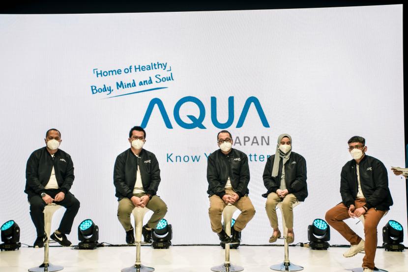 Media Kick-off AQUA Japan yang digelar virtual, Rabu (8/9).