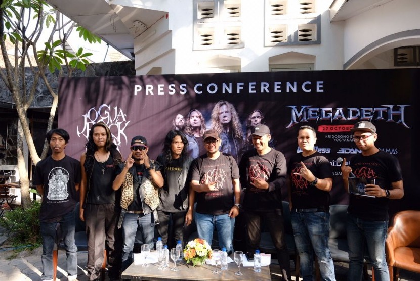 Megadeth siap beraksi di panggung JogjaROCKarta pada 27 Oktober 2018 mendatang di Stadion Kridosono Yogyakarta. 